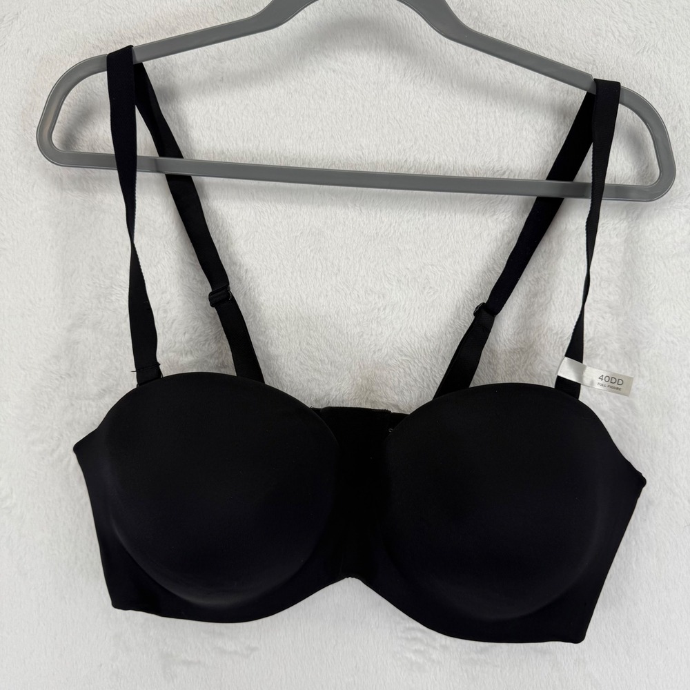 Ambrielle‎ 40DD Black Multiway Strapless Full Figure Bra